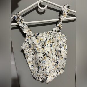ABERCROMBIE Floral Smocked Top